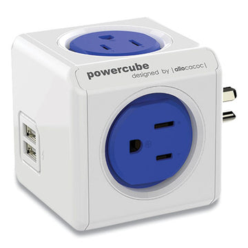 Allocacoc Powercube Original Usb, Blue-white freeshipping - TVN Wholesale